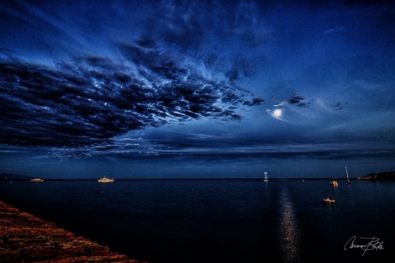 Mediterranean Moonrise
